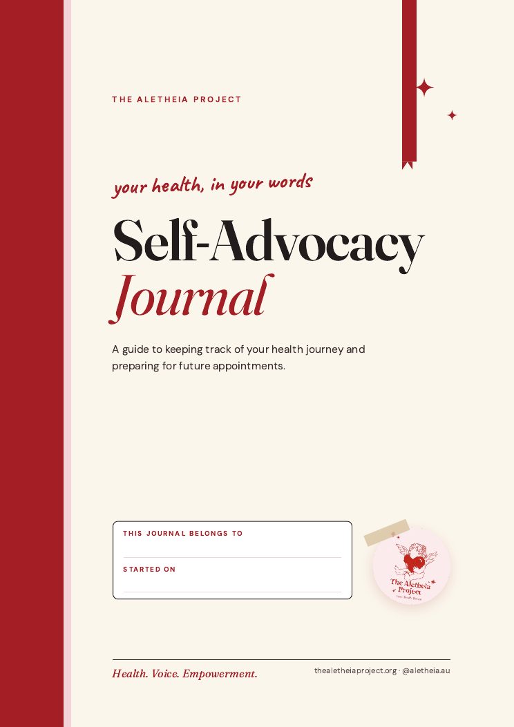 Self-Advocacy Journal, page 1