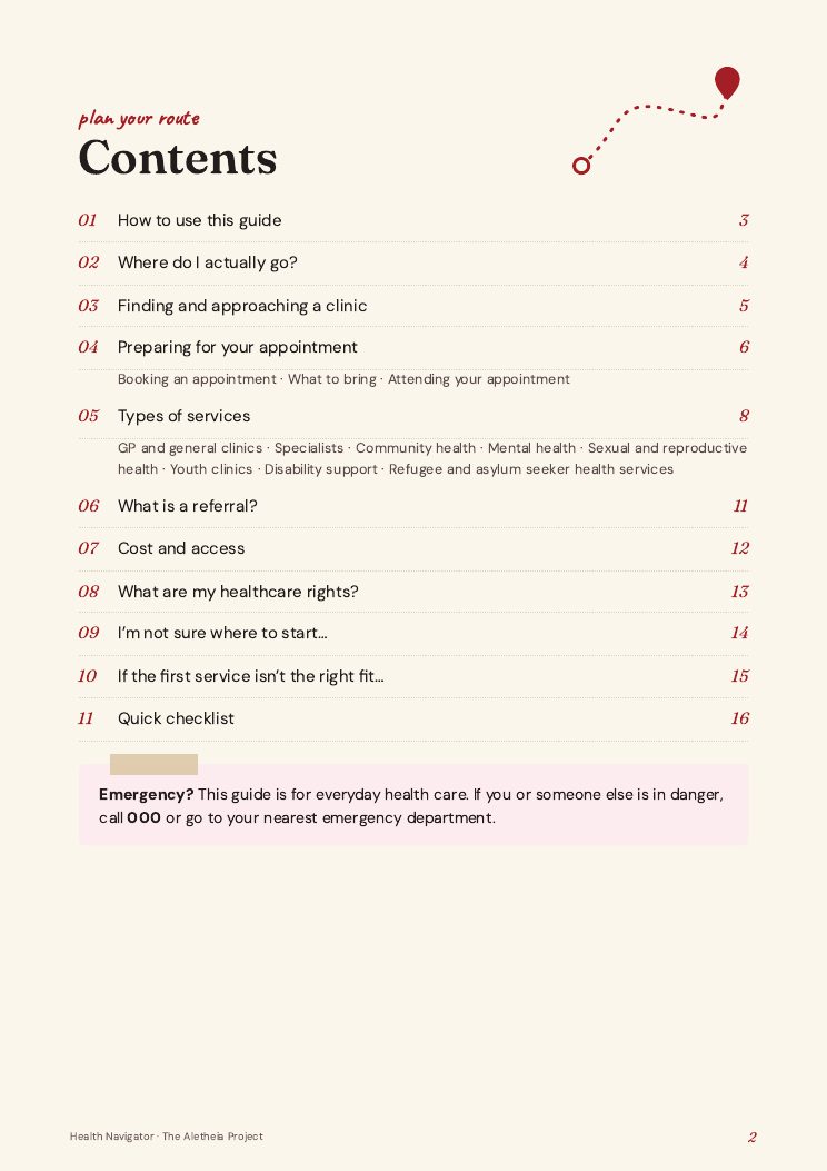 Health Navigator, page 2