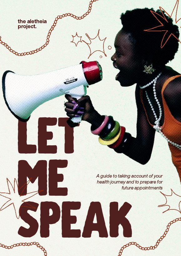 Let Me Speak self-advocacy journal by Kim Tran, cover